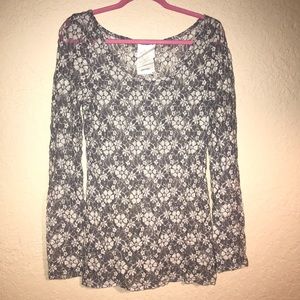 Anthropologie paper crane lace top